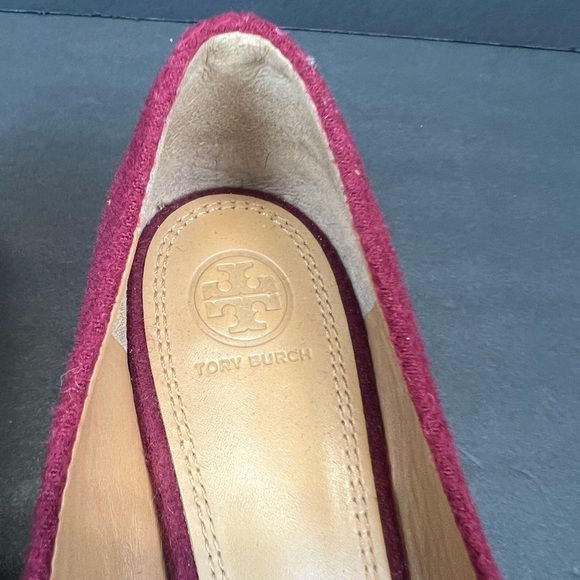 Tory Burch Red and Blue Flats - Picture 3 of 10